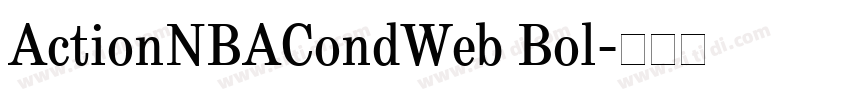 ActionNBACondWeb Bol字体转换 ActionNBACondWeb Bol字体转换